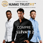 CAMISA NUMMO TRUSTFIT™ ULTRA TECNOLÓGICA | SIN-PLANCHA | OLVÍDATE DE LAS ARRUGAS | COMPRE 1 Y LLÉVATE 2