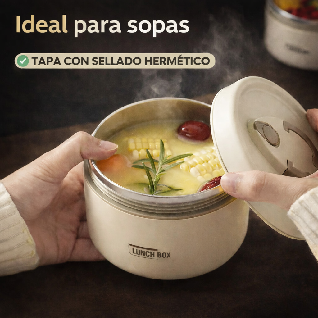 Lunch Box™ Térmica 4 en 1 + Maleta + 🎁 Regalo Exclusivo