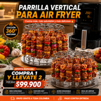 OFERTA 2X1 - Parrilla Vertical AirFlow 360™ para Air Fryer