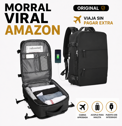 Morral Viral Amazon - Aprobadas por las Aerolíneas ✈️ | Original