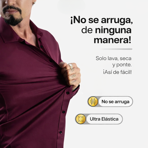 CAMISA TRUSTFIT™ ULTRA TECNOLÓGICA | SIN-PLANCHA | OLVÍDATE DE LAS ARRUGAS | COMPRE 1 Y LLÉVATE 2