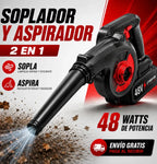 TurboSopladora 2 en 1 – Soplador y Aspirador con Batería Recargable de Ragalo