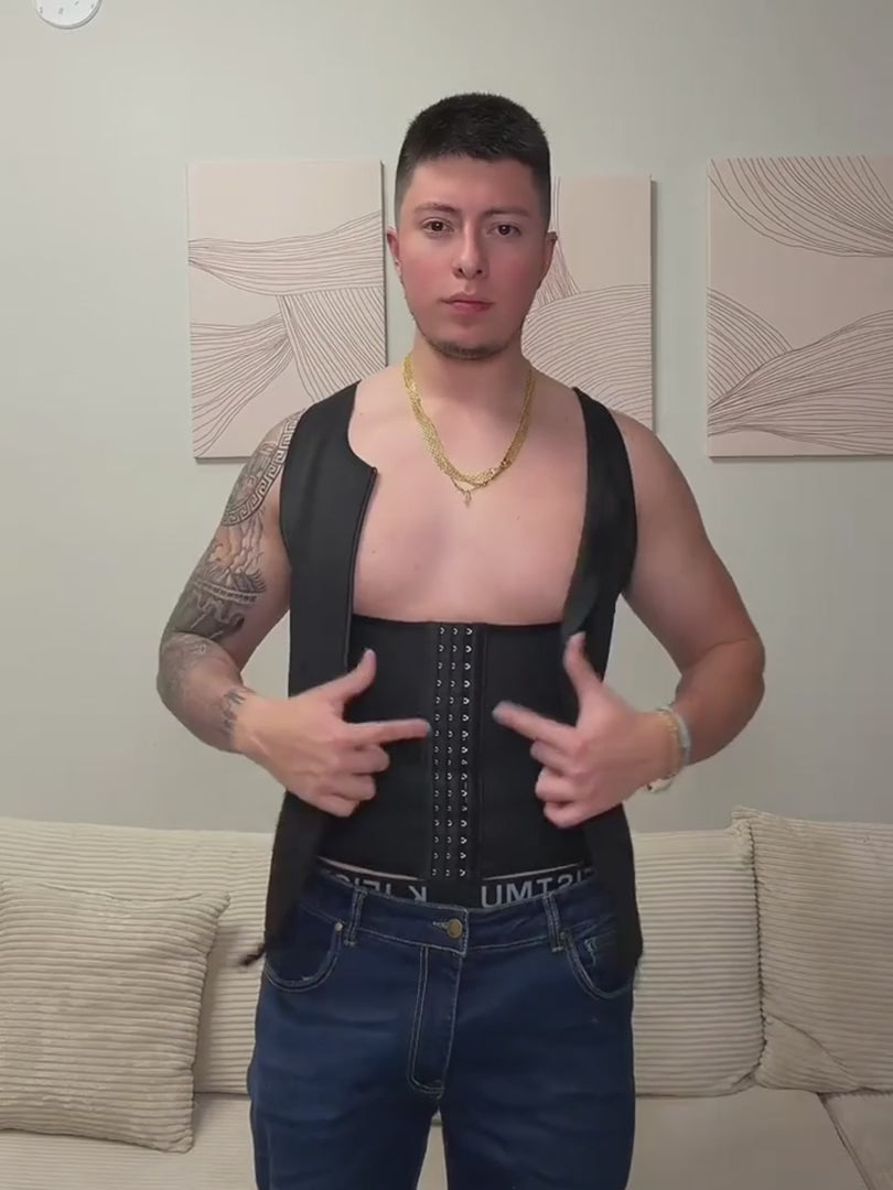 POSTUREFIT™ CHALECO DE COMPRESIÓN PARA HOMBRE